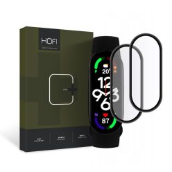   Hofi Hybrid Pro+ - Xiaomi Mi Smart Band 7 / 7 NFC hibrid üvegfólia, átlátszó/fekete