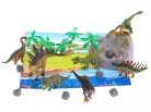 KX5840 - műanyag dinoszaurusz figurák, 7db-os készlet, Többszínű