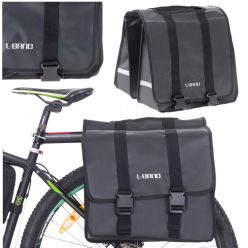 L-Brno KX5071 kerékpáros csomagtartó táska, 35L, Szürke