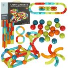 Light Magnetic Stick Blocks 76 - világító mágneses építőjáték