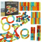 Light Magnetic Stick Blocks 102 - világító mágneses építőjáték