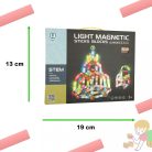 Light Magnetic Stick Blocks 102 - világító mágneses építőjáték