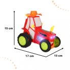 Crazy Jumping Car távirányítós ugráló traktor 17x15x13 cm Piros