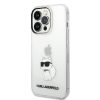 Karl Lagerfeld Ikonik Choupette KLHCP14XHNCHTCT - Apple iPhone 14 Pro Max tok, átlátszó